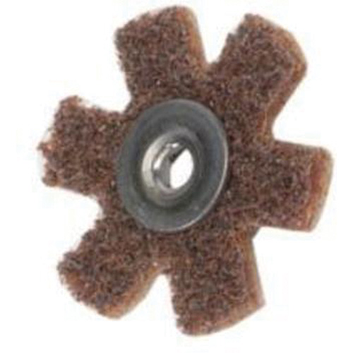 Disque abrasif en forme d'&eacute;toile pour pr&eacute;paration de surface Abrasotex , 1-1/2" dia., Grain Cors&eacute;, Oxyde d'aluminium Pathway Supply LP