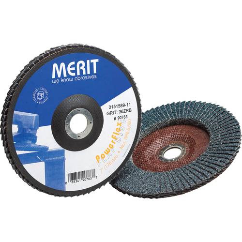 Flap Wheels, 4-1/2" x 7/8", Type 27, 60 Grit, Zirconium Pathway Supply LP
