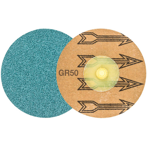 TWIST TOPCUT Sanding Disc, 3" Dia., 50 Grit, Zirconium Pathway Supply LP