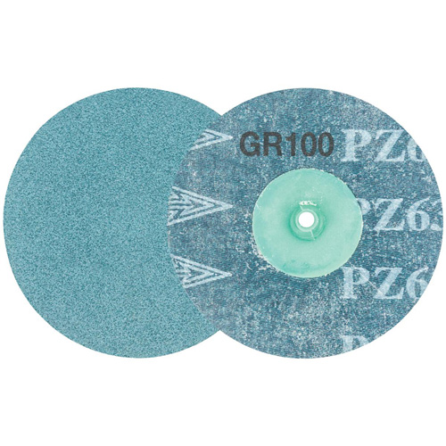 TWIST TOPCUT Sanding Disc, 3" Dia., 100 Grit, Zirconium Pathway Supply LP