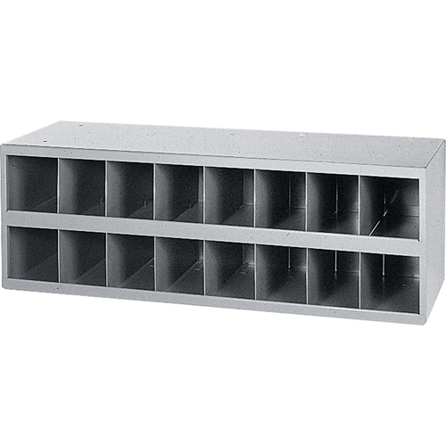 Armoires pour bacs de rangement en acier, 33-3/4" la x 12" p x 11-1/2" h, Gris Pathway Supply LP