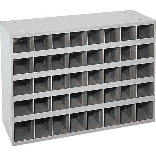 Armoires pour bacs de rangement en acier, 33-3/4" la x 12" p x 23-7/8" h, Gris Pathway Supply LP