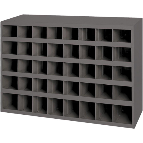 Armoires pour bacs de rangement en acier, 33-3/4" la x 8-1/2" p x 22-1/4" h, Gris Pathway Supply LP