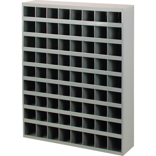 Armoires pour bacs de rangement en acier, 33-3/4" la x 8-1/2" p x 42" h, Gris Pathway Supply LP