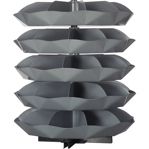 Rotabin&reg; Storage Units, 625 lbs. Capacity per Level, 5 Level, 56" H x 44" Dia. Pathway Supply LP