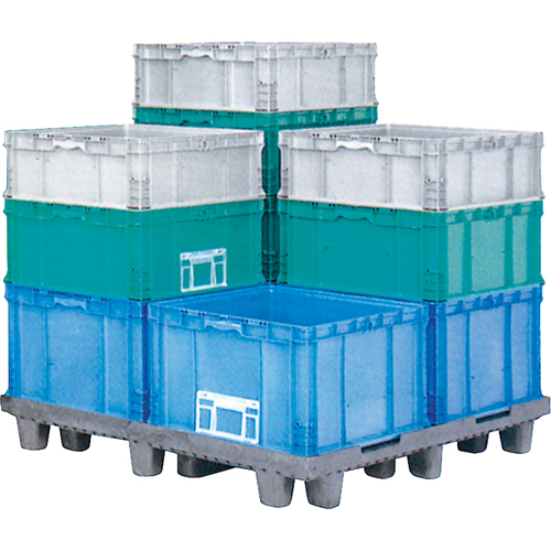 Syst&egrave;me de contenants d'exp&eacute;dition 4845 de StakPak Plus, 7-2/5" la x 12" p x 5" h, Vert moyen Pathway Supply LP