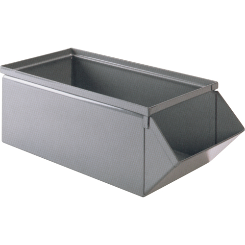Steel Bin, 100 lbs. Cap., 15" W x 24" D x 11" H, Blue Pathway Supply LP