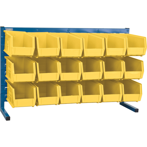 Rayonnage &agrave; persienne avec bacs, 18 bacs, 36" la x 8-1/4" p x 22" h Pathway Supply LP