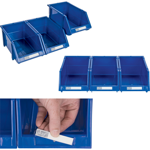 Stack & Hang Bin, 7-7/8" W x 7" H x 17-11/16" D, Blue Pathway Supply LP