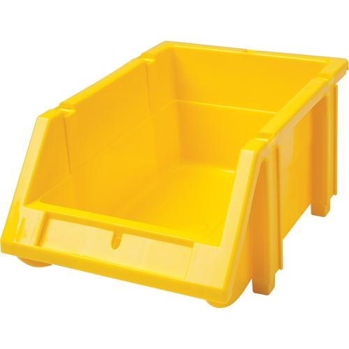 Stack & Hang Bin, 4-13/16" W x 3-3/16" H x 7-1/8" D, Yellow Pathway Supply LP