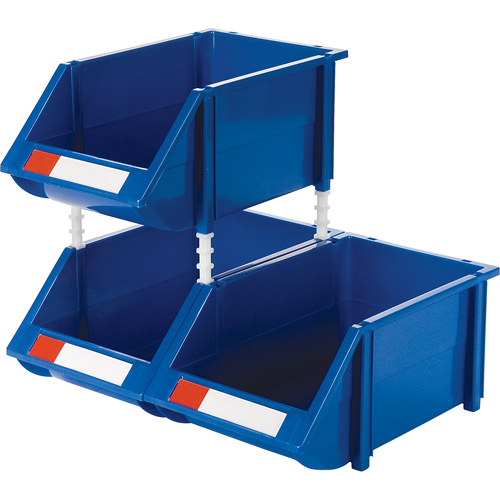 Stack & Hang Bin, 8-3/16" W x 6-3/16" H x 14" D, Blue Pathway Supply LP