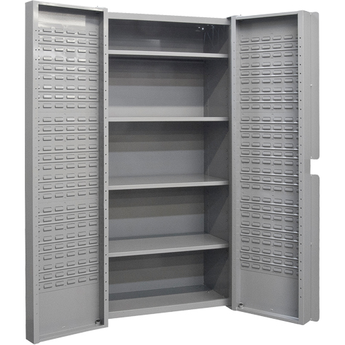Deep Door Combination Cabinets, 38" W x 24" D x 72" H, Grey Pathway Supply LP