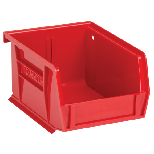 Ultra Stack & Hang Bin, 4-1/8" W x 3" H x 5-3/8" D, Red Pathway Supply LP