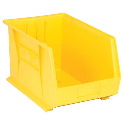 Ultra Stack & Hang Bin, 11" W x 10" H x 18" D, Yellow Pathway Supply LP