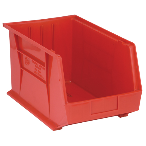 Bacs ultra empilable & suspendable, 11" la, 10" h x 18" p, Rouge Pathway Supply LP