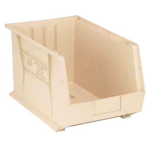 Ultra Stack & Hang Bin, 11" W x 10" H x 18" D, Ivory Pathway Supply LP