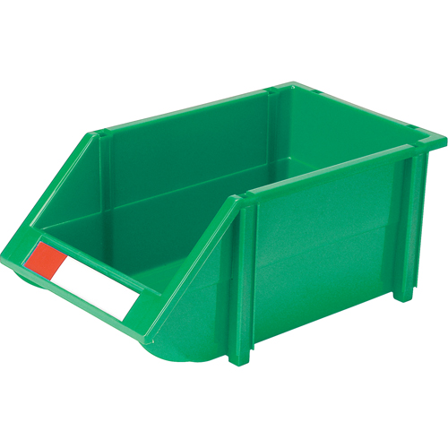 Stack & Hang Bin, 8-3/16" W x 6-3/16" H x 14" D, Green Pathway Supply LP
