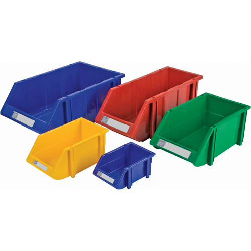 Bac empilable & &agrave; suspendre, 7-7/8" la, 7" h x 17-11/16" p, Rouge Pathway Supply LP