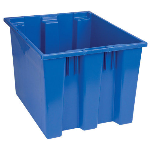 Contenants Stack & Nest, 13" x 19,5" x 15,5", Bleu Pathway Supply LP