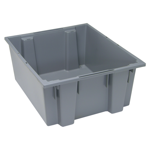 Contenants Stack & Nest, 10" x 23,5" x 19,5", Gris Pathway Supply LP