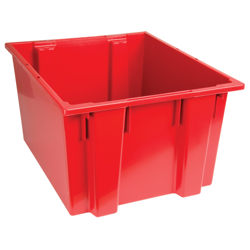 Contenants Stack & Nest, 13" x 23,5" x 19,5", Rouge Pathway Supply LP