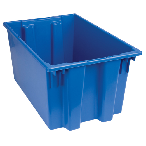 Stack & Nest Totes, 12" x 23.5" x 15.5", Blue Pathway Supply LP
