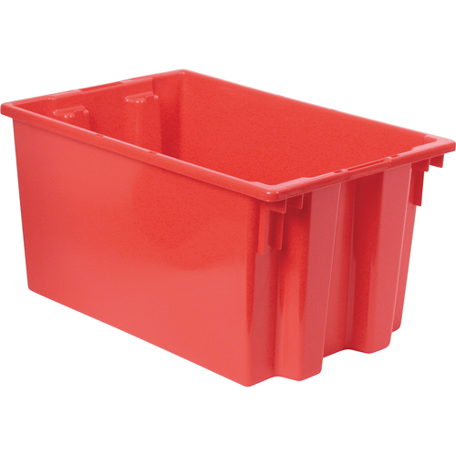 Contenants Stack & Nest, 12" x 23,5" x 15,5", Rouge Pathway Supply LP