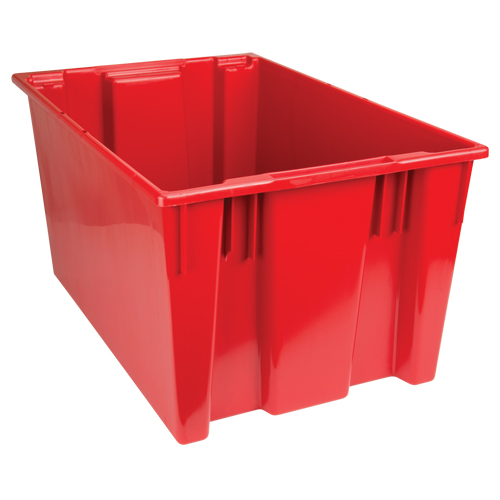 Contenants Stack & Nest, 15" x 29,5" x 19,5", Rouge Pathway Supply LP