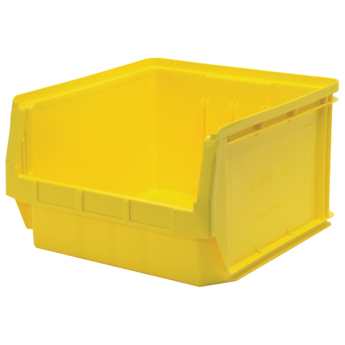 Giant Stacking Containers, 18.375" W x 19.75" D x 11.875" H, Yellow Pathway Supply LP
