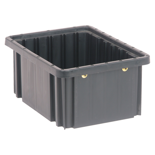 Bacs divisibles conducteurs, Polypropyl&egrave;ne, 8-1/4" la x 10-7/8" p x 5" h, Noir Pathway Supply LP