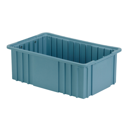 Divider Box, Polyethylene, 15.5" W x 9.9" D x 6" H, Light Blue Pathway Supply LP