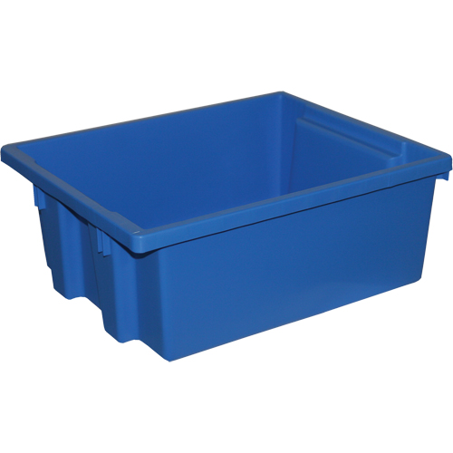 Stack-N-Nest&reg; Storage Bins, 6" x 15.25" x 12.25", Blue Pathway Supply LP