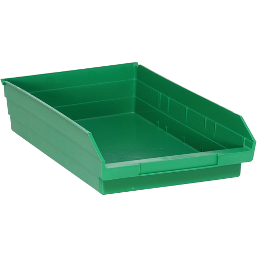 Bacs pour tablette, 11-1/8" la x 4" H x 17-7/8" p, Vert, Capacit&eacute; 40 lb Pathway Supply LP