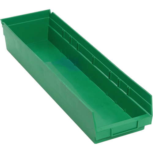 Bacs pour tablette, 6-5/8" la x 4" H x 23-5/8" p, Vert, Capacit&eacute; 50 lb Pathway Supply LP