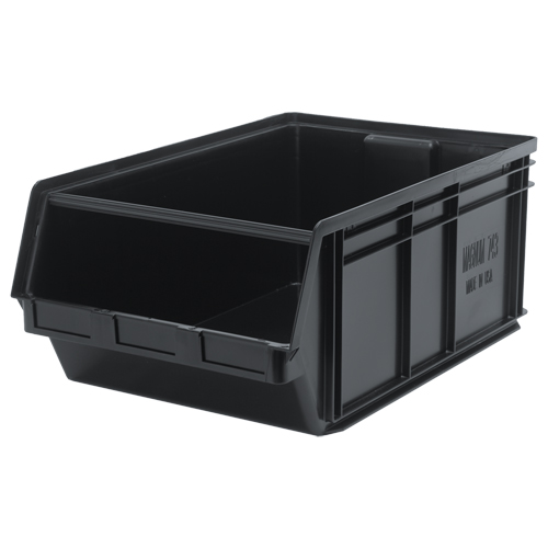 MAGNUM Bin, 11-7/8" H x 18-3/8" W x 29" D, 150 lbs. Capacity, Black Pathway Supply LP