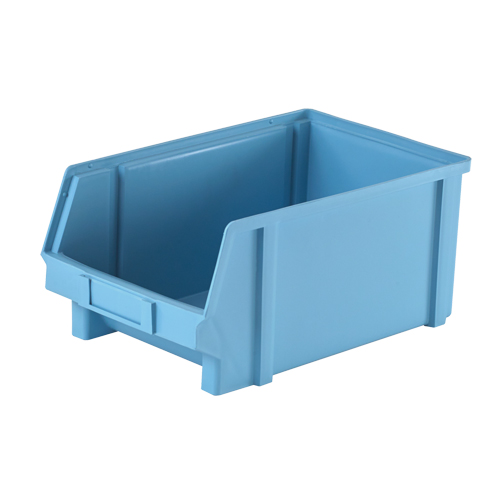 Plastibox&reg; Parts Bin, 8-1/10" W x 6" H x 12-4/5" D, Blue Pathway Supply LP