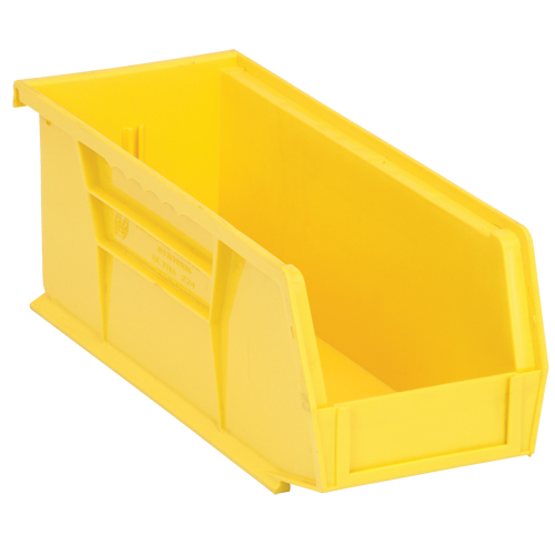 Ultra Stack & Hang Bin, 4-1/8" W x 4" H x 10-7/8" D, Yellow Pathway Supply LP