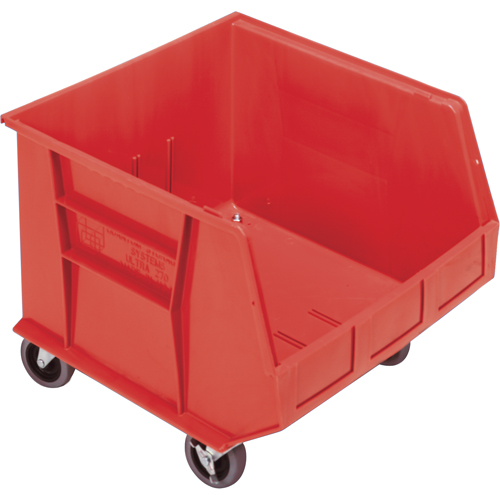 Bac mobile, 14" ha x 16-1/2" la x 18" p, Capacit&eacute; de 75 lb, Rouge Pathway Supply LP