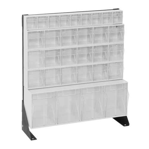Tip-Out Bins Stand, 23-5/8" W x 8" D x 28" H, 31 Drawers Pathway Supply LP