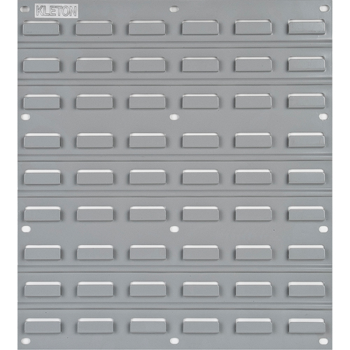 Metal Louvered Panel Bin Support Rack, 16 Bins, 18" W x 1/8" D x 19" H Pathway Supply LP