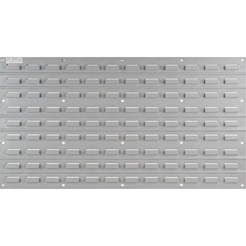Metal Louvered Panel Bin Support Rack, 32 Bins, 36" W x 1/8" D x 19" H Pathway Supply LP