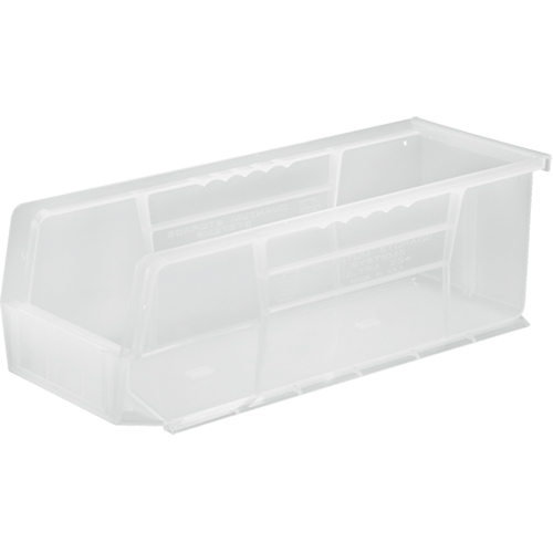 Clear-View Ultra Stack & Hang Bin, 5-1/2" W x 5" H x 14-3/4" D, Clear Pathway Supply LP