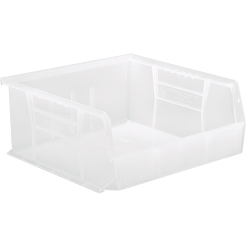 Clear-View Ultra Stack & Hang Bin, 11" W x 5" H x 10-7/8" D, Clear Pathway Supply LP