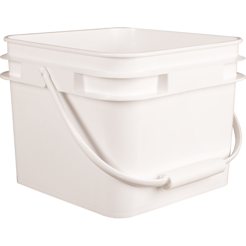 Seau carr&eacute;, Plastique, 2,1 gal. Pathway Supply LP
