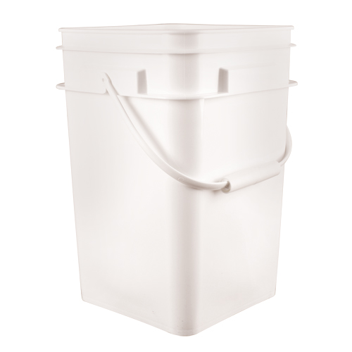 Seau carr&eacute;, Plastique, 4,25 gal. Pathway Supply LP