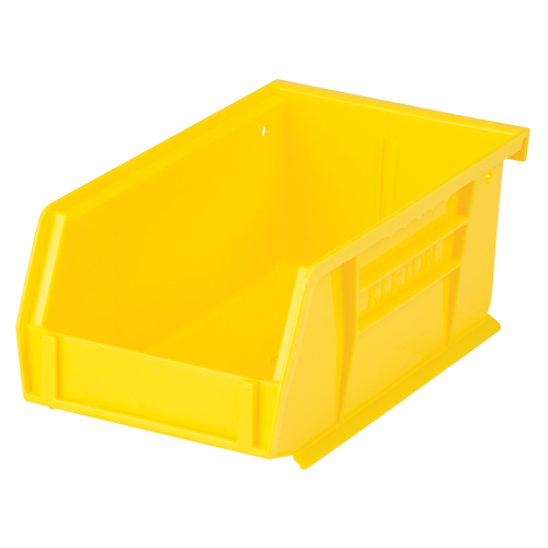 Stack & Hang Bin, 4-1/8" W x 3" H x 7-3/8" D, Yellow Pathway Supply LP