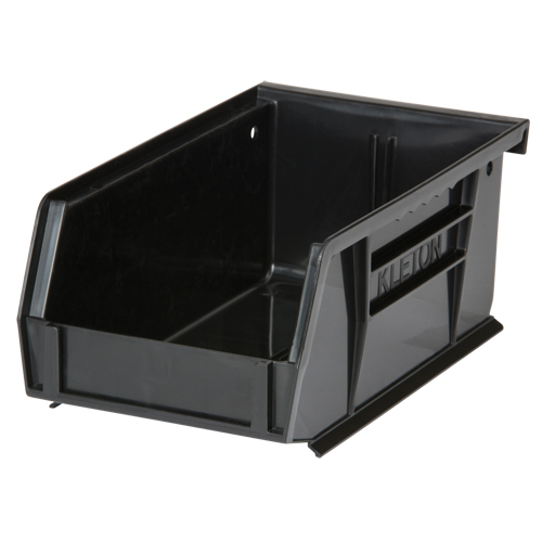 Stack & Hang Bin, 4-1/8" W x 3" H x 7-3/8" D, Black Pathway Supply LP