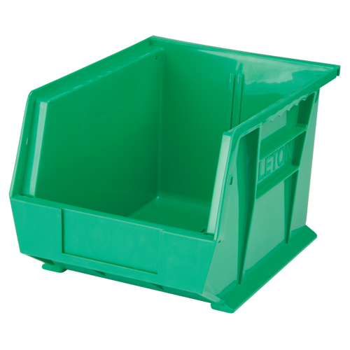 Stack & Hang Bin, 8-1/4" W x 7" H x 10-3/4" D, Green Pathway Supply LP