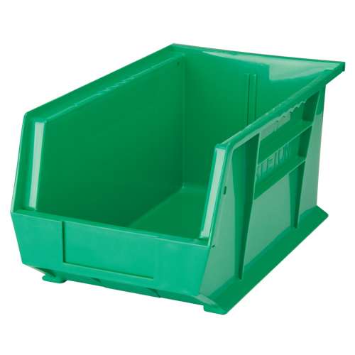 Stack & Hang Bin, 8-1/4" W x 7" H x 14-3/4" D, Green Pathway Supply LP