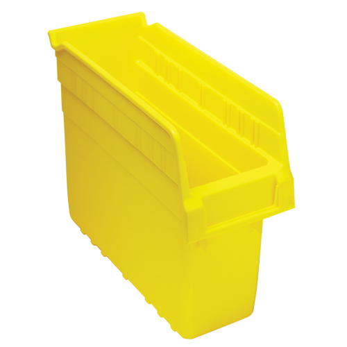Store-Max Shelf Bins, 4-3/8" W x 8" H x 11-5/8" D, Yellow, 44 lbs. Capacity Pathway Supply LP